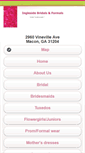 Mobile Screenshot of inglesidebridalsmacon.com